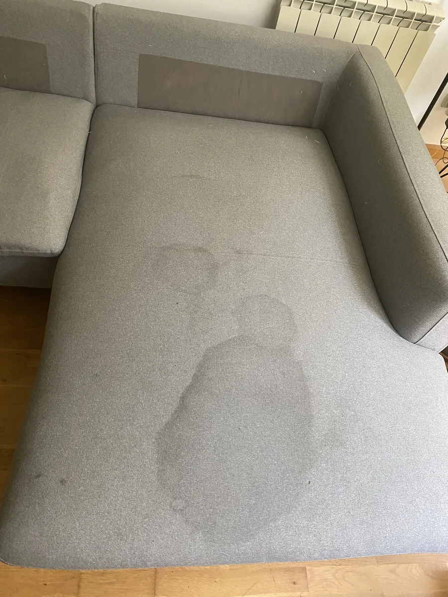 Antes - Limpieza de Sofá Chaise Longue